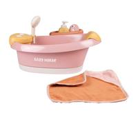 Smoby - Baby Nurse - Whirlpool Bath - For Dolls Up To 42 Cms - Electronic Module - Water Jets, Bubbles, LED Lights - Numerous Accessories - Play Functions - From 3 Years Old