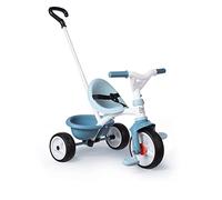 Smoby 2-in-1 Baby Tricycle Blue Outdoor Kids Children Ride on Riding Toy Set