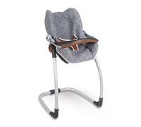 Smoby - Bébé Confort - Grey Seat + High Chair 3 in 1 - for Dolls and Dolls - Swing Function - 240216