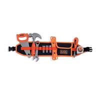Smoby - Black+Decker - Tool Belt - Adjustable Strap - 14 Accessories - Saw, Screwdriver, Combination Wrench, Tape Measure, Screws, Rulers, Nuts - From 3 Years Old