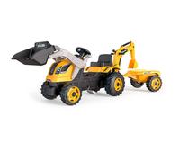 Smoby Builder Max Tractor With Teew Silver Kids
