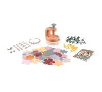 Smoby Créa - Flower Jewelry Set - Craft Activity - Jewelry Creation - Numerous Accessories - From 3 Years Old - Made in France