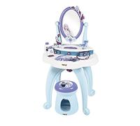 Smoby Disney, Frozen 2 in 1 Hairdressing Table, 10 accessories: 1 stool, 2 flasks, 1 necklace, 1 plastic headband, 3 rings, 1 bracelet, 1 hair clip, 1 comb, Purple, One Size (7600320244)