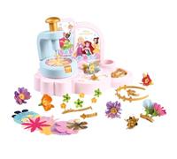 Smoby - Disney Princesses - Flower Jewelery Studio - Children's Creative Kit - Flower and Jewelry Making - Pretend play accessories Included - Ages 3+