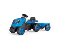 Smoby Farmer Xl Tractor With Trailer Blue