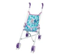 Smoby Folding Stitch Umbrella Stroller for Baby Dolls up to 42 cm Lightweight and Practical with Sturdy Metal Frame and Washable Fabric (7600250115)