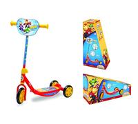 Smoby - Iron Man 3-Wheel Scooter - Adjustable - Up to 67 cm - Non-Slip Footrests - Ages 3 and Up - Maximum Weight 20 kg