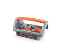 Smoby Kids Black and Decker Toolbox with Tools Black