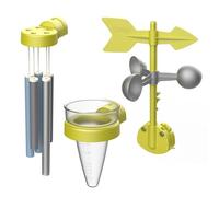 Smoby - Kit Météo - Accessoires de Maison Smoby - Carillon + pluviometre + girouette - Dés 2 ans