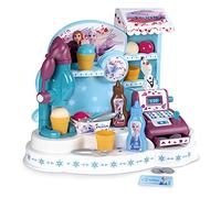 Smoby - La Reine des Neiges - Marchande de Glaces - Caisse Enregistreuse pour Enfant - 22 Accessoires + 1 Figurine Olaf