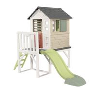 SMOBY LIFE HOUSE ON STILTS PLAYHOUSE indoor/outdoor sustainable play with 49% recycled material