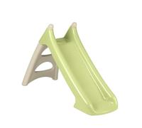Smoby Life Children's Slide XS Beige and Green - Sliding Surface 90 cm - Non-Slip Steps - Waterfall Water Intake - Compact and Easy to Store - Suitable from 2 Years (7600820629)