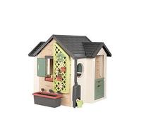 SMOBY LIFE Age 2+ GARDEN HOUSE PLAYHOUSE with 15 accessories. Indoor/outdoor sustainable play with 64% recycled material