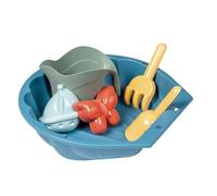 Smoby Life - Mini Filled Sandbox - Shell-shaped - Shovel, Rake, Sand Mold, Watering Can - Recycled Material - From 18 Months - Made in France