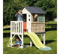 Smoby Life Playhouse On Stilts Garden Outdoor Slide Kids Activity Climbing Toy