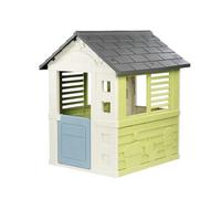 Smoby Life - Pretty House - Modern Design - Gate, Windows with Shutters - Recycled Material - From 2 Years Old - Made in France
