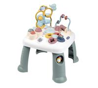 Smoby - Little Activity Table ? Floor Play Tray to Standing Play Table ? This Toy Grows with Your Child; Includes Shape Sorter, Bead Maze, Ball Tunnel
