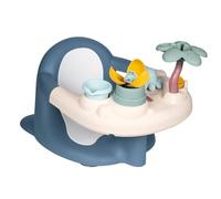 Smoby Little Bath Seat - Activity Tray - Paddle Wheel, Cup, Sprinkler Palm Tree, Suction Cups Included, Magic Flower, Octopus - From 6 Months - Made in France