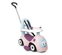 Smoby - Maestro Balade Pink Ride-On - 3 in 1 Evolutionary - Adjustable Parental Cane - Safety Bar - Silent Wheels - Electronic Horn, Gear Lever, Mechanical Key - Toy Box - From 6 months