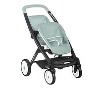 Smoby maxi-cosi poussette jumeaux sauge - poupons non inclus- des 3 ans