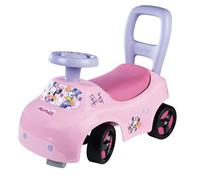 Smoby - Minnie Car Ride-On - Walker Function - Walking Aid - Steering Wheel - Toy Box - Confidence, Coordination, Motor Skills - From 10 Months - Made in France