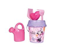 Smoby - Filled Bucket Watering Can - Minnie - Sieve, Rake, Shovel, Sand Mold - From 18 Months