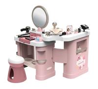 Smoby - My Beauty Center - 3 in 1 Beauty Salon - Hairdressing, Nails, Fake Makeup - 26 Accessories - Recycled Material - For Ages 3+ - Made in France