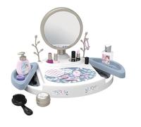 Smoby - My beauty studio - Coiffeuse sur table avec miroir inclinable et amovible - 15 accessoires factices - Fabrication française