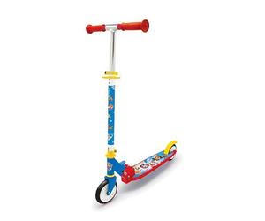 Smoby - Paw Patrol - Foldable 2-Wheel Scooter - 3-Level Adjustable Handlebar - Silent Wheels - From 5 Years Old - Maximum Weight 50 Kgs