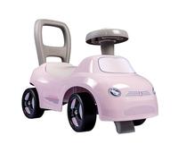 Smoby - Pink Car Ride-On - Walker Function - Steering Wheel - Ergonomic and Easy to Handle - Toy Box - From 10 Months - Made in France