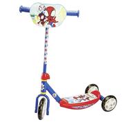 Smoby - Spidey Children's Scooter - 3 Wheels - Height-Adjustable Handlebar - Non-Slip Tread - Sturdy Construction - Lightweight & Portable - From 3 Years