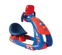 Smoby - Spidey - V8 Driver - Simulateur de conduite pour enfant - Siege ajustable - Sons et lumieres - Piles non incluses