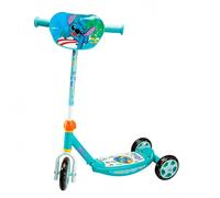 Smoby - Stitch 3 Wheel Scooter - Adjustable Handlebar, Non-Slip Tread - Heavy Duty Metal Construction - Disney Design - Ages 3+
