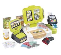 Smoby Toy Cash Register 7600350114, Interactive Shopping till for Kids, digital display and sounds