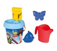 Smoby - Toy Story Bucket Set - Includes Watering Can, Shovel, Sand Mold, Sieve, and Rake - Recycled Material - Ages 18 Months and Up - Made in France