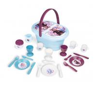 Disney 310511 Frozen 2 Childs Pretty Picnic Basket with Folding Lid Plus 20 Colourful Accessories | Ages 3 and Up, Panier Pique Nique