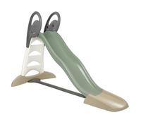 Smoby XL Double Wave Slide with Min.70% Recycled Content - Large Slide with Water Connection, 2.30m Long, Multicoloured, for Children 3+