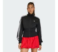 Adidas Originals Smocked Firebird Full Zip Sweatshirt Black L Women