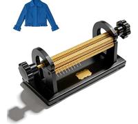 Smocking Pleater 24/32 Row with Back Box and Special Needle for Clothing Fabric DIY Ruffler Sewing Machine Presser Foot Gathering Pleats and Ruffles Attachment