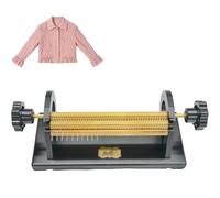 Smocking Pleater Machine, 24 Rows, 47 Positions, Even Fabric Folds, 0.5 cm Stitch Spacing, Includes Sewing Needles & Tool Kit for Costume and Craft Sewing