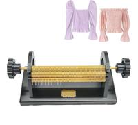 Smocking Pleater Machine for Fabric Gathering, Adjustable 47/64 Needle Positions, 0.5cm Needle Spacing, for DIY Sewing Craft Projects