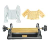 Smocking Pleater Machine with 47/64 Needle Positions, Includes Accessories for Sewing Pleats in Dance Costumes and Crafts 24Rows