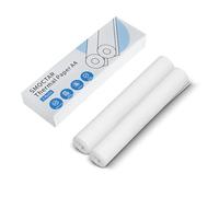 SMOCTAR A4 Thermal Paper, Thermal Printer Paper Compatible with Portable Printer for Travel, Home, Photo, Invoice, Contract 30 Sheets/Roll, 8.27x11.69 Inch / 210x297 mm (2 Rolls)