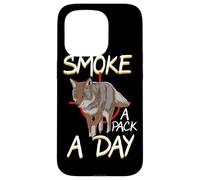 Smoke A Pack A Day Coyote Hunting Jackal Wolf Case for iPhone 15 Pro