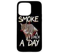 Smoke A Pack A Day Coyote Hunting Jackal Wolf Case for iPhone 15 Pro Max