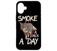 Smoke A Pack A Day Coyote Hunting Jackal Wolf Case for iPhone 16 Plus