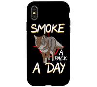 Smoke A Pack A Day Coyote Hunting Jackal Wolf Case for iPhone X/XS