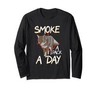 Smoke A Pack A Day Coyote Hunting Jackal Wolf Long Sleeve T-Shirt