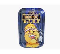 Smoke Arsenal Notorious B.I.G. Bart The Simpsons Rolling Tray 27x17cm, Stainless Steel, Yellow