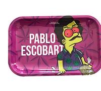 Smoke Arsenal Premium Pablo Escobart Metal Rolling Tray, 7" * 11" Size